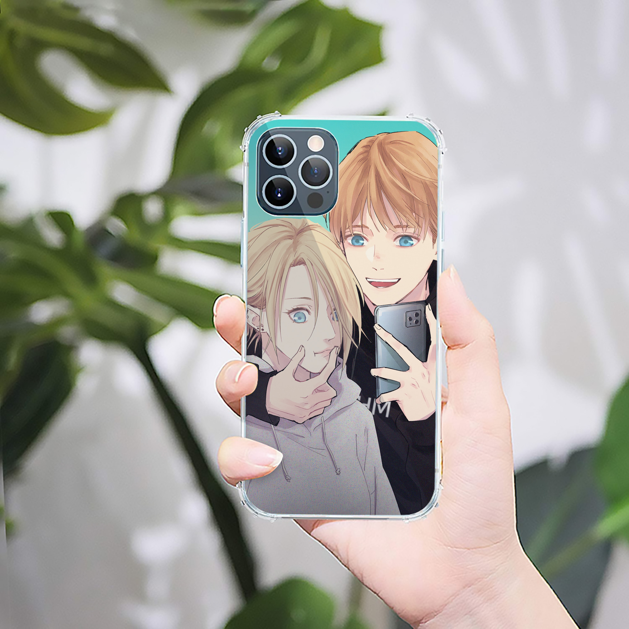 （画像用） 進撃の巨人 Attack on Titan 【iPhone 12シリーズ対応】透明スマホケース（クリアソフトケース）